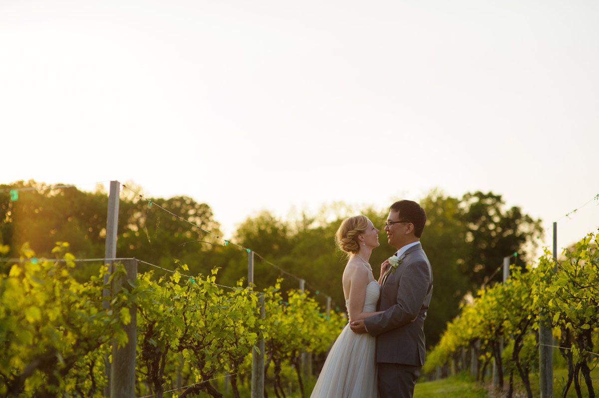 cedar rapids vinery wedding - portrait of the couple